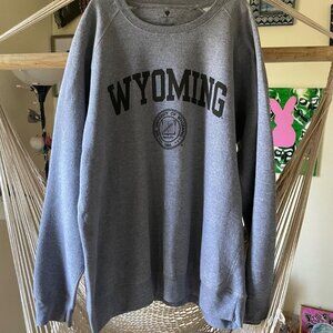 university of wyoming gray sweatshirt